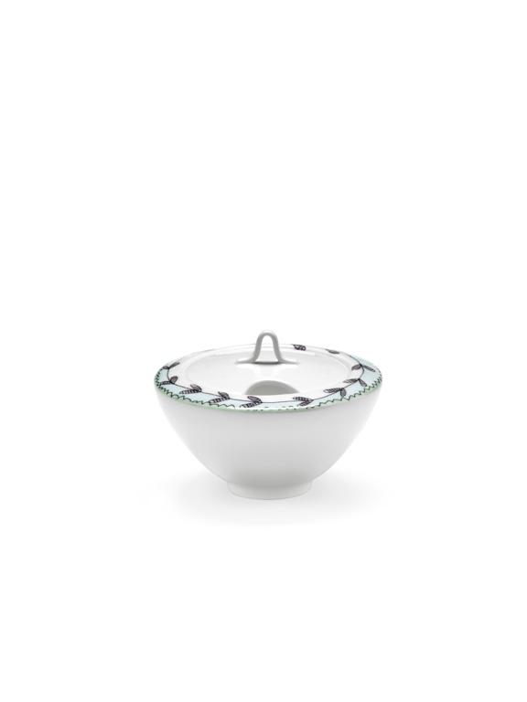 Serax Midnight Flowers Suikerpot - Ø100mm - H 75mm - Blossom Milk