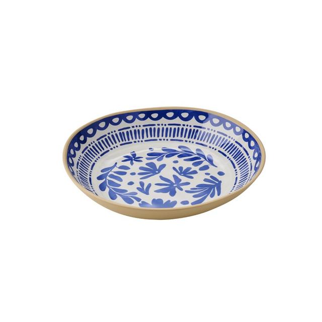 APS Schaal Floryn - Ø330mm - Wit/blauw