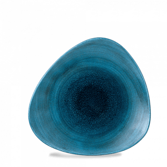 Churchill Stonecast Aqueous Bord plat driehoek - B 285mm - Lagoon