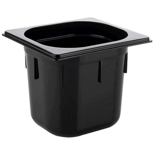 APS Container 1/6GN - 176x162x150mm - Zwart