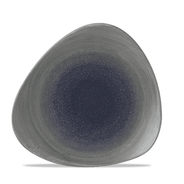 Churchill Stonecast Aqueous Bord plat driehoek - B 203mm - Fjord