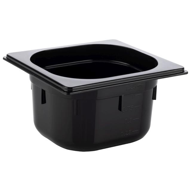 APS Container 1/6GN - 176x162x100mm - Zwart