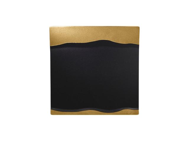 RAK Metalfusion Schaal vierkant - 250x250mm - Black/gold