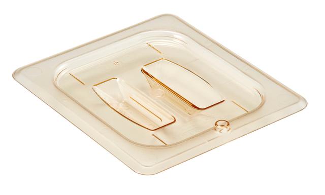 Cambro Deksel met greep 1/6 GN - Amber