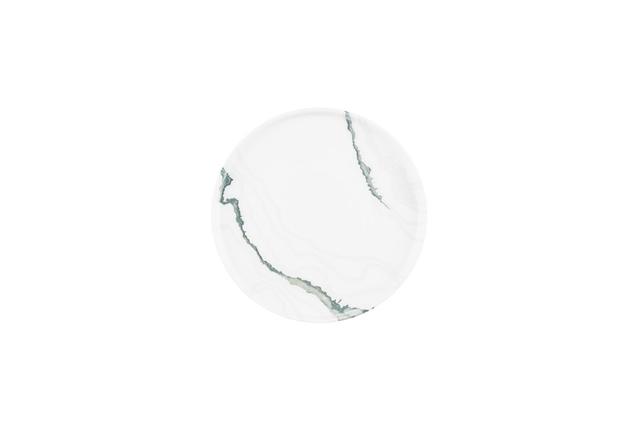 Churchill Inked Tide Accents Bord plat met opstaande rand - Ø260mm - Green