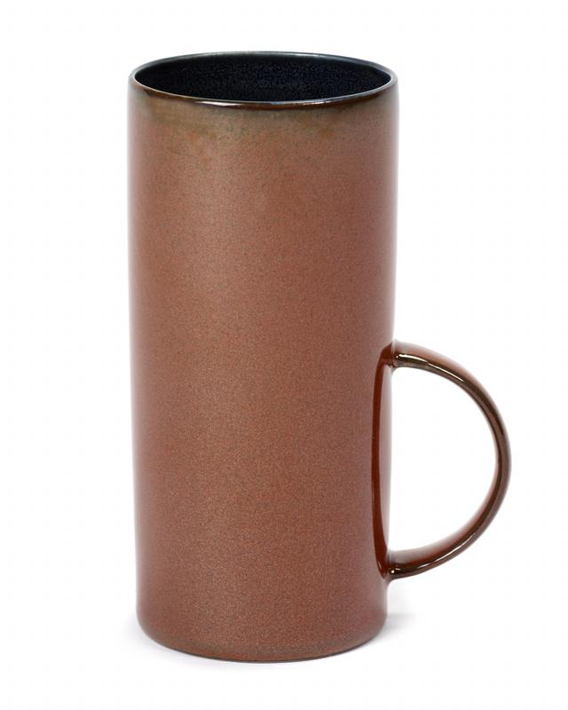 Serax Theekop - 0.28Ltr - Dark blue/rust