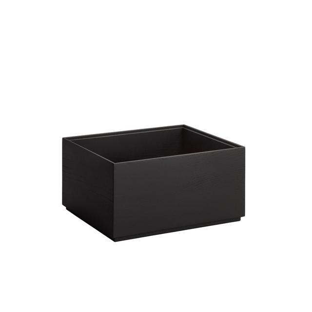 APS Kist hout 1/2GN Valo - 325x265x165mm - Zwart