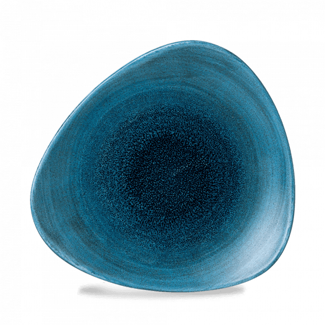 Churchill Stonecast Aqueous Bord plat driehoek - B 311mm - Lagoon