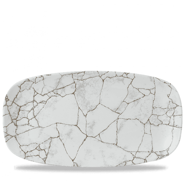 Churchill Studio Prints Kintsugi Bord plat langwerpig - 355x189mm - Agate Grey