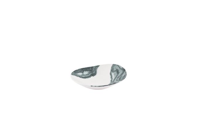 Churchill Inked Tide Bord diep opal organisch - Ø250mm - Black