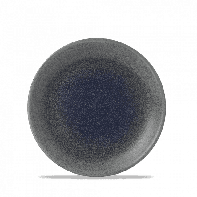 Churchill Stonecast Aqueous Coupebord plat - Ø165mm - Fjord