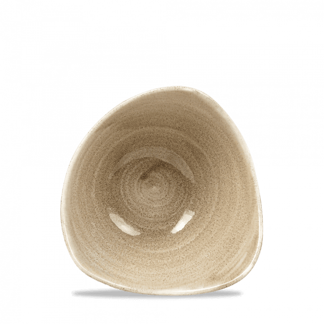Churchill Stonecast Patina Schaal driehoek - B 153mm - Antique Taupe