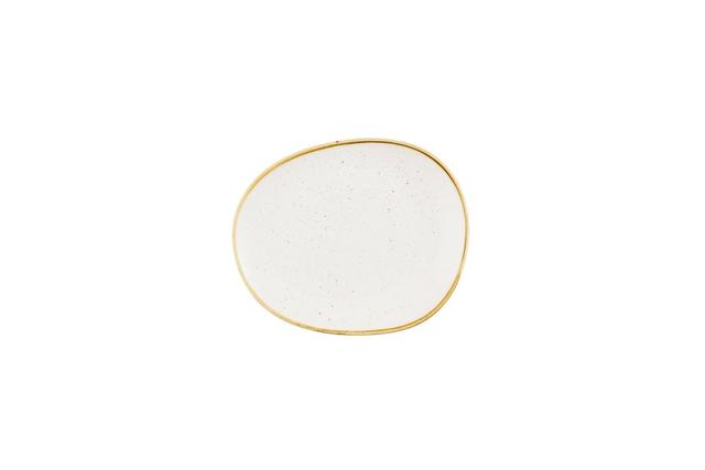 Churchill Stonecast Bord plat opal organisch - Ø210mm - Barley White