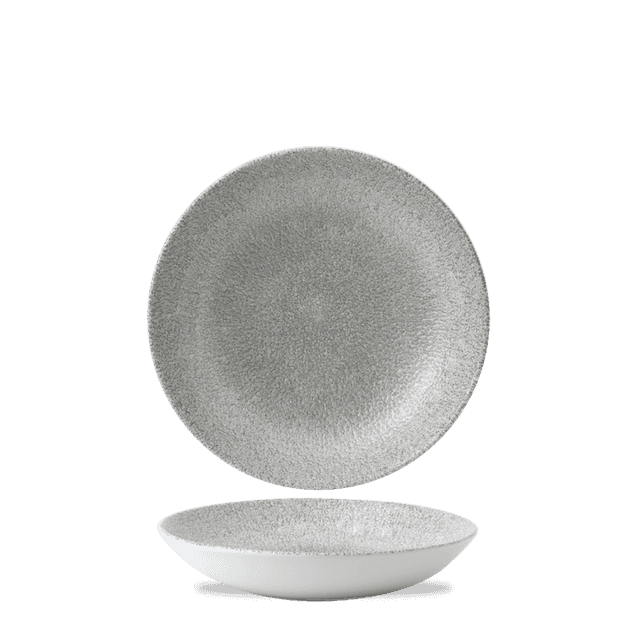 Churchill Studio Prints Raku Coupeschaal - Ø182mm - 0.426Ltr - Jasper Grey