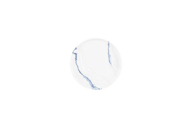 Churchill Inked Tide Accents Bord plat met opstaande rand - Ø210mm - Blue