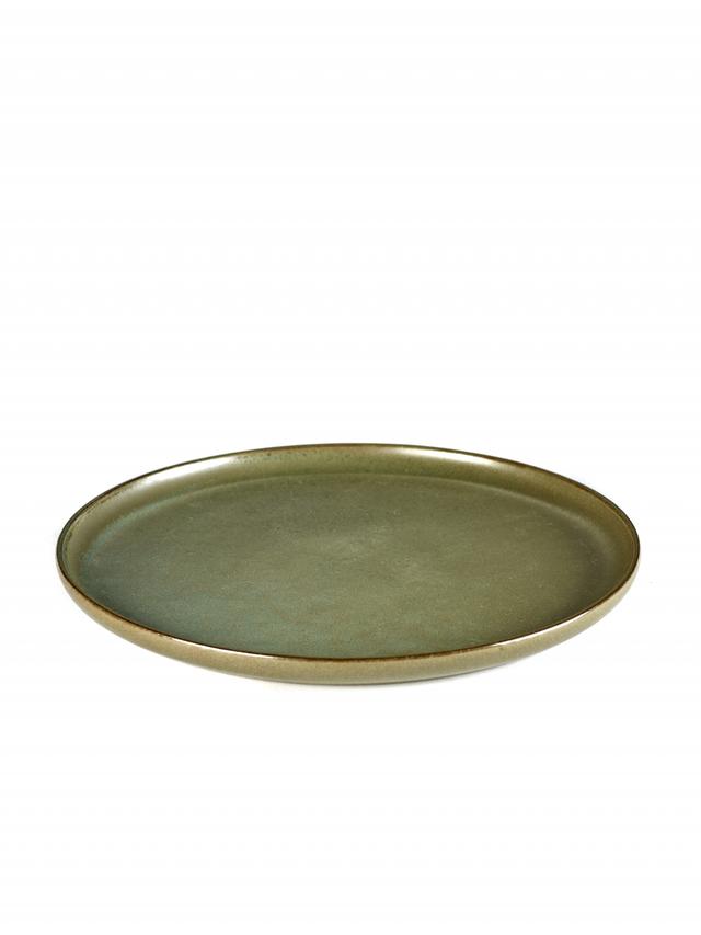Serax Surface Bord M - Ø240mm - H 15mm - Camogreen