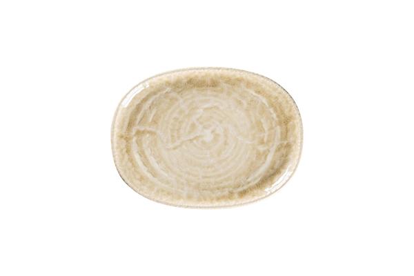 RAK Krush Schaal ovaal coupe - 250x190x25mm - Vanilla