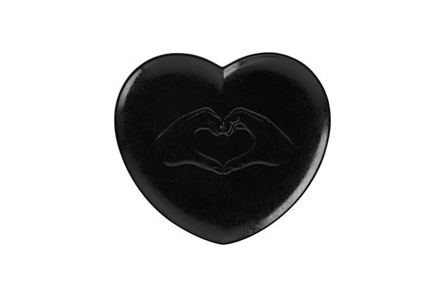 RAK Cliché Bord plat met reliëf - 283x250x23mm - Karbon Black