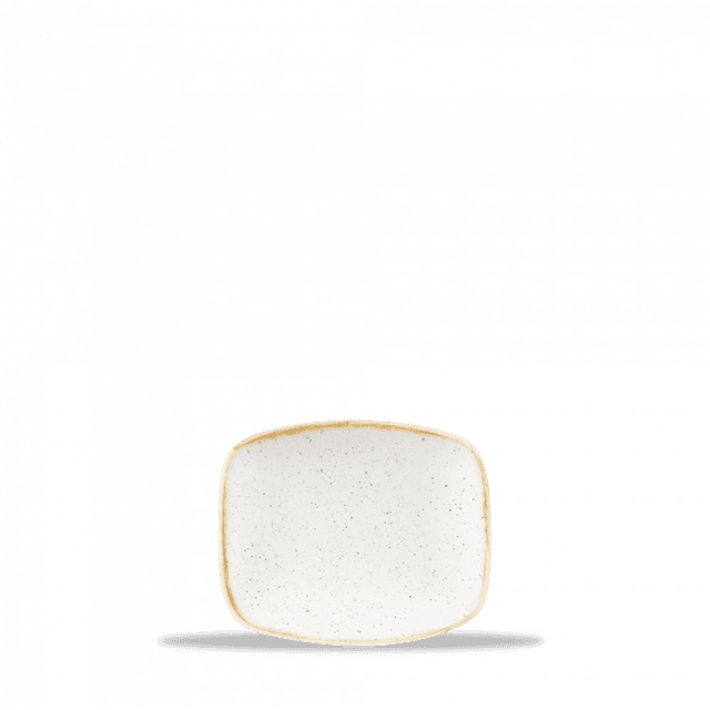 Churchill Stonecast Bord plat langwerpig - 154x126mm - Barley White