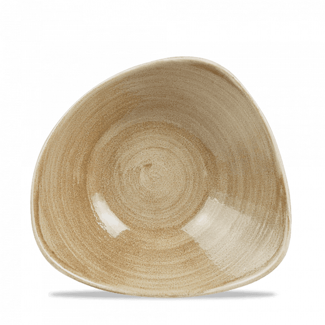 Churchill Stonecast Patina Schaal driehoek - B 235mm - Antique Taupe