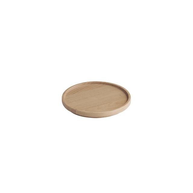 APS Bord plat The Grid - Ø140mm - H 15mm - Hout