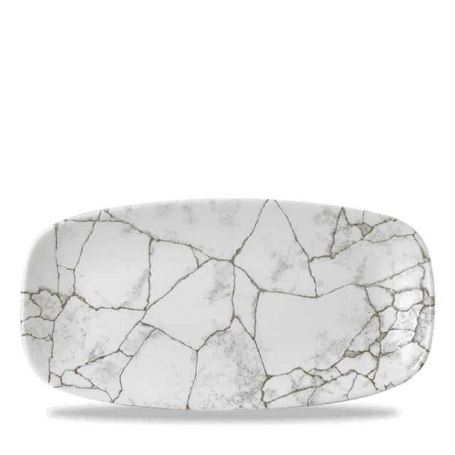 Churchill Studio Prints Kintsugi Bord plat langwerpig - 298x153mm - Agate Grey
