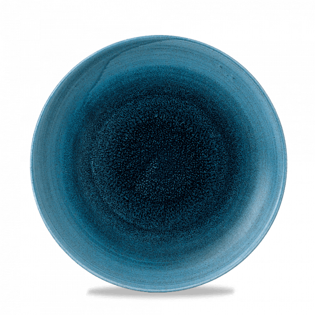 Churchill Stonecast Aqueous Coupebord plat - Ø217mm - Lagoon