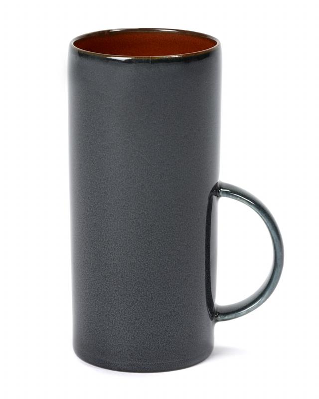 Serax Theekop - 0.28Ltr - Rust/Dark blue