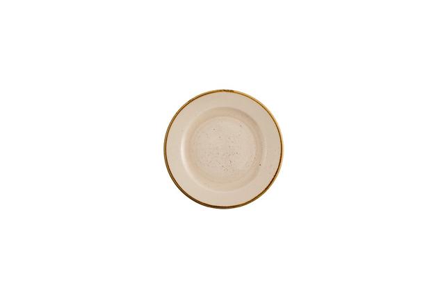Churchill Stonecast Bord plat met rand - Ø210mm - Nutmeg Cream