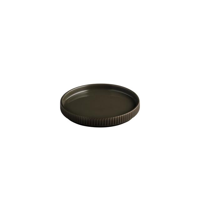 APS Bord plat The Grid - Ø160mm - H25mm - Mud