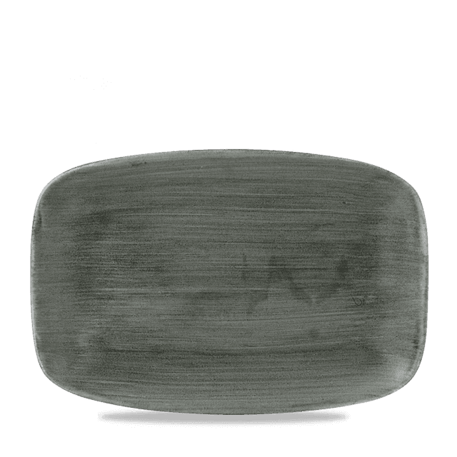 Churchill Stonecast Patina Bord plat langwerpig - 300x199mm - Burnished Green