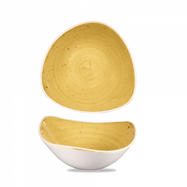 Churchill Stonecast Schaal driehoek - B 185mm - Mustard