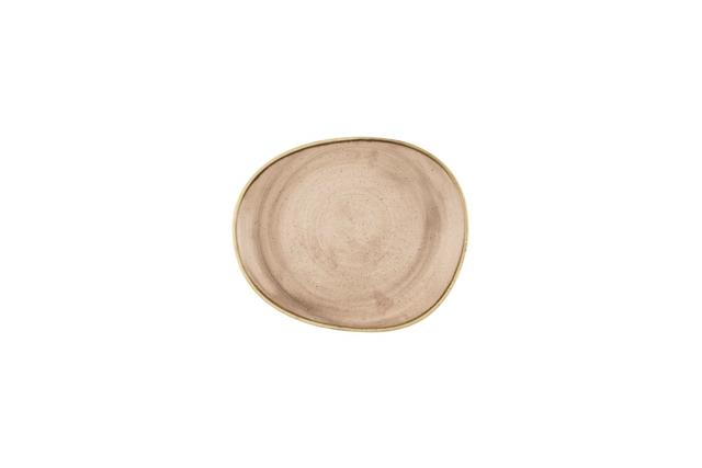 Churchill Stonecast Bord plat opal organisch - Ø280mm - Truffle