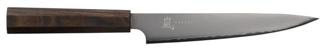 Yaxell Hana Vleesmes - L 180mm - 3 laags rvs met donkerbruin pakkahouten heft
