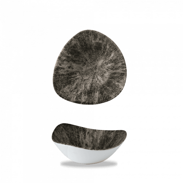 Churchill Studio Prints Stone Schaal driehoek - B 185mm - Quartz Black