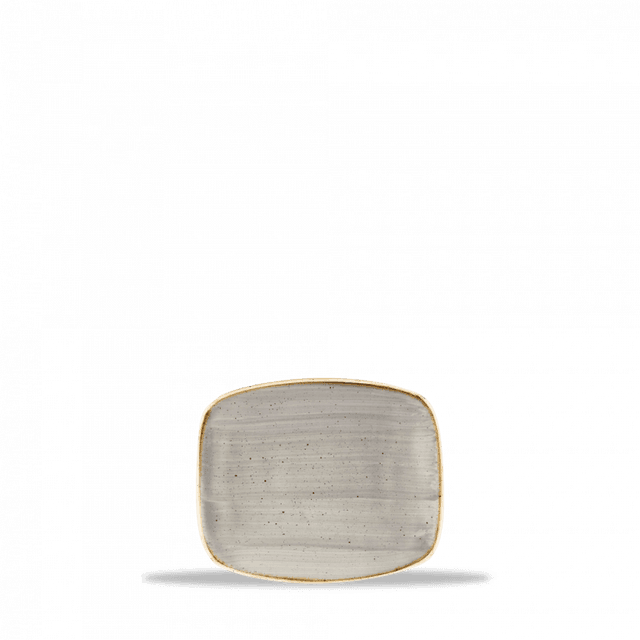 Churchill Stonecast Bord plat langwerpig - 154x126mm - Peppercorn Grey