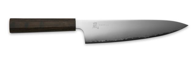 Yaxell Hana Koksmes - L 200mm - 3 laags rvs met donkerbruin pakkahouten heft