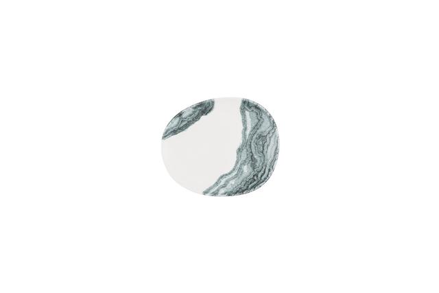 Churchill Inked Tide Bord plat opal organisch - Ø210mm - Black