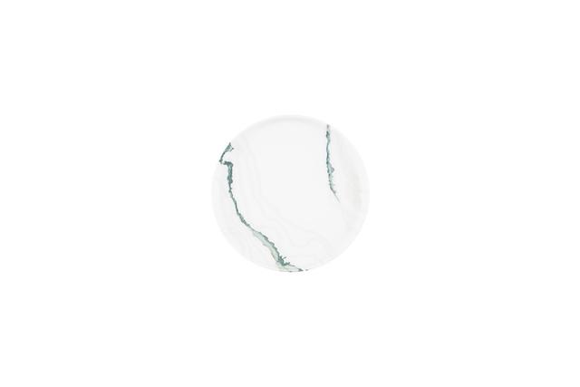 Churchill Inked Tide Accents Bord plat met opstaande rand - Ø210mm - Green