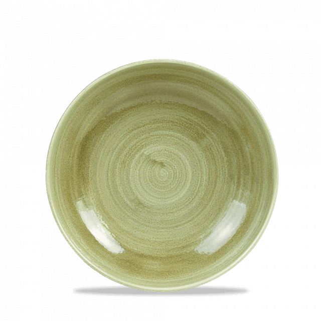 Churchill Stonecast Patina Coupeschaal - Ø182mm - 0.426Ltr - Burnished Green