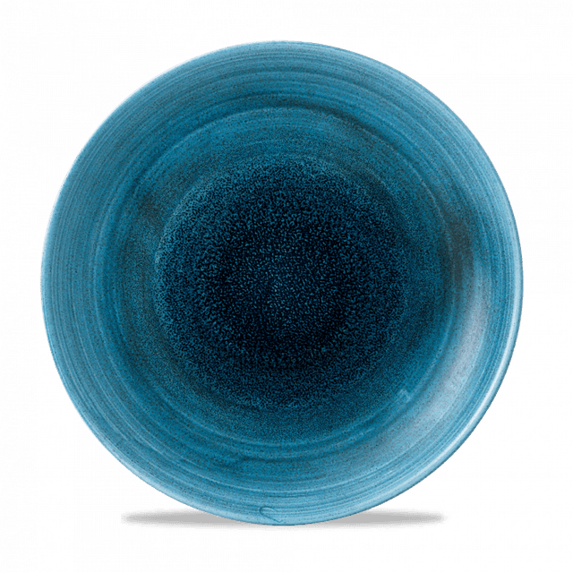 Churchill Stonecast Aqueous Coupebord plat - Ø288mm - Lagoon