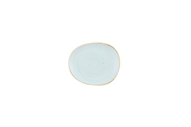 Churchill Stonecast Bord plat opal organisch - Ø185mm - Duck Egg Blue