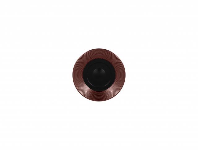 RAK Metalfusion Schotel met reliëf voor koffiekop MFEVCU20BB - Black/bronze