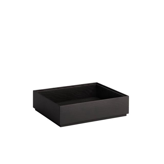 APS Kist hout 1/2GN Valo - 325x265x85mm - Zwart