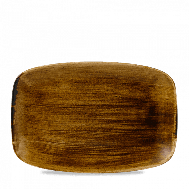 Churchill Stonecast Patina Bord plat langwerpig - 300x199mm - Vintage Copper