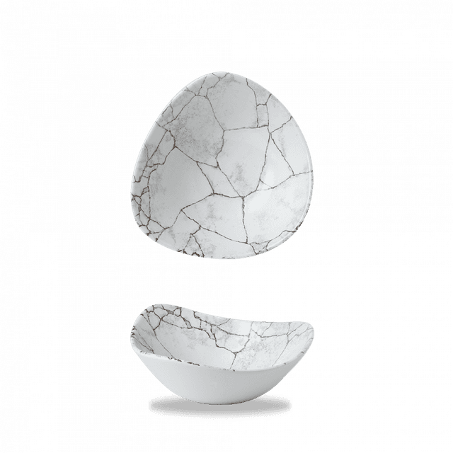 Churchill Studio Prints Kintsugi Schaal driehoek - B 185mm - Agate Grey