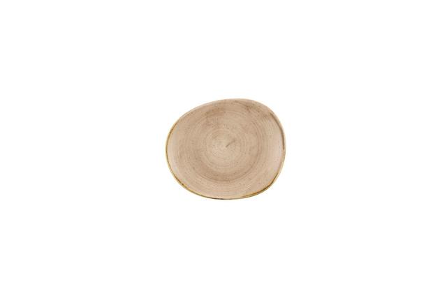 Churchill Stonecast Bord plat opal organisch - Ø185mm - Truffle
