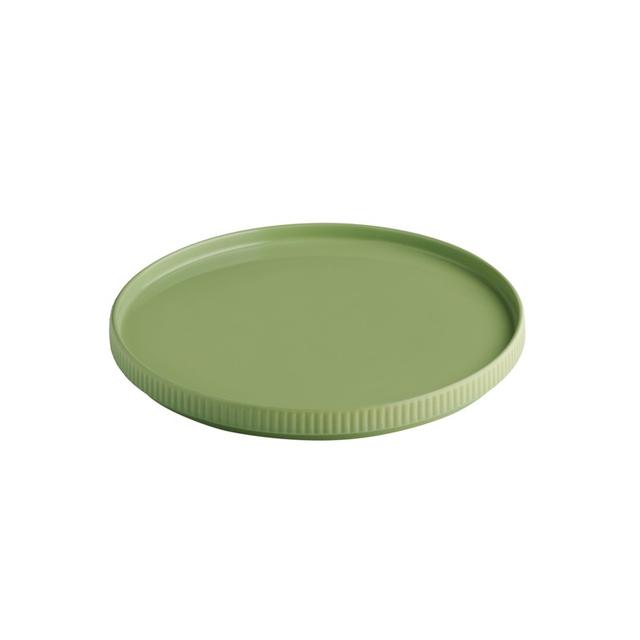 APS Bord plat The Grid - Ø260mm - H 25mm - Sage