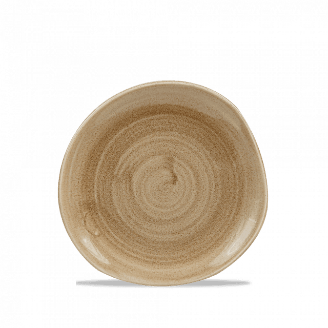Churchill Stonecast Patina Bord plat organisch - Ø210mm - Antique Taupe