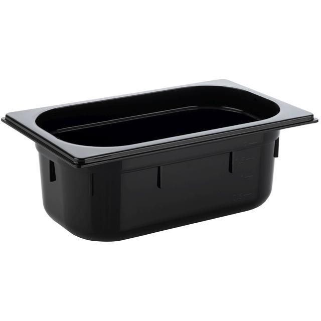 APS Container 1/4GN - 265x162x100mm - Zwart